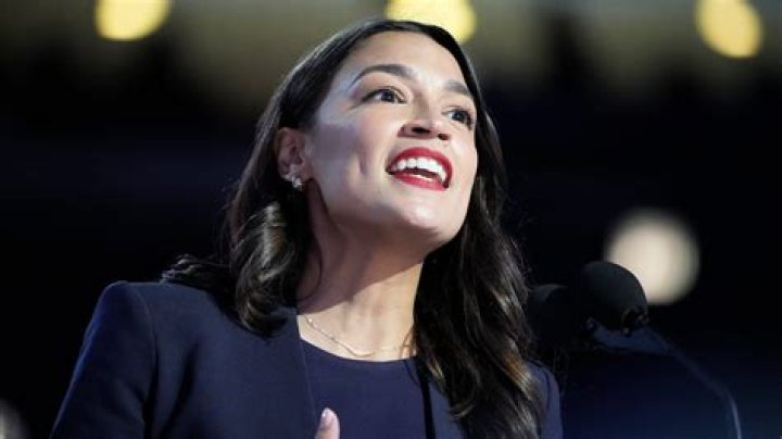 AOC At The US House Financial Services Committee In Washington