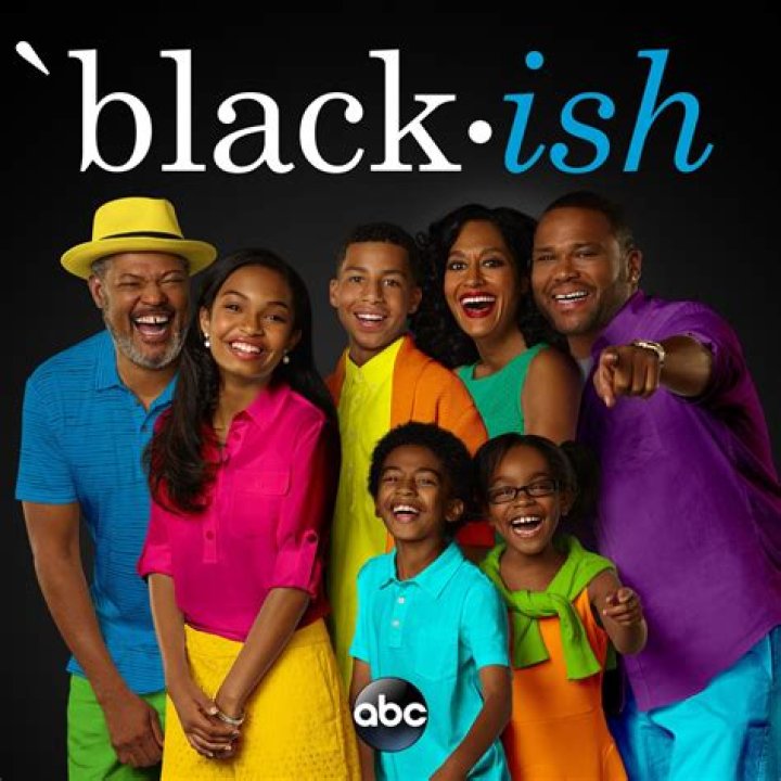 BLACK-ISH - ABC's "black-ish" stars Yara Shahidi as Zoey Johnson, Marcus Scribner as Andre Johnson, Jr., Jenifer Lewis as Ruby Johnson, Austin and Berlin Gross as Devonte Johnson, Laurence Fishburne as Pops Johnson, Marsai Martin as Diane Johnson, Tracee Ellis Ross as Rainbow Johnson, Anthony Anderson as Andre "Dre" Johnson, and Miles Brown as Jack Johnson. (ABC/Craig Sjodin)