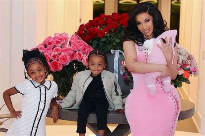 Cardi B & Offset with daughter Kulture