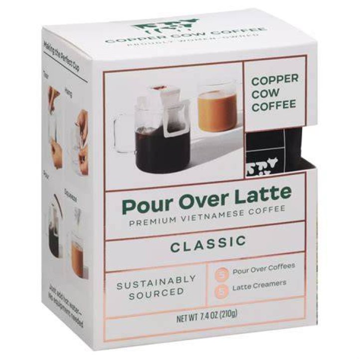 Copper Cow Coffee Pour Over Set, $15, coppercowcoffee.com