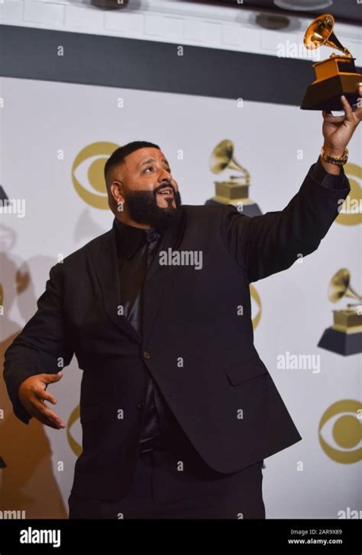 DJ Khaled - Best Rap/Sung Performance of the Year - Higher 62nd Annual Grammy Awards, Press Room, Los Angeles, USA - 26 Jan 2020