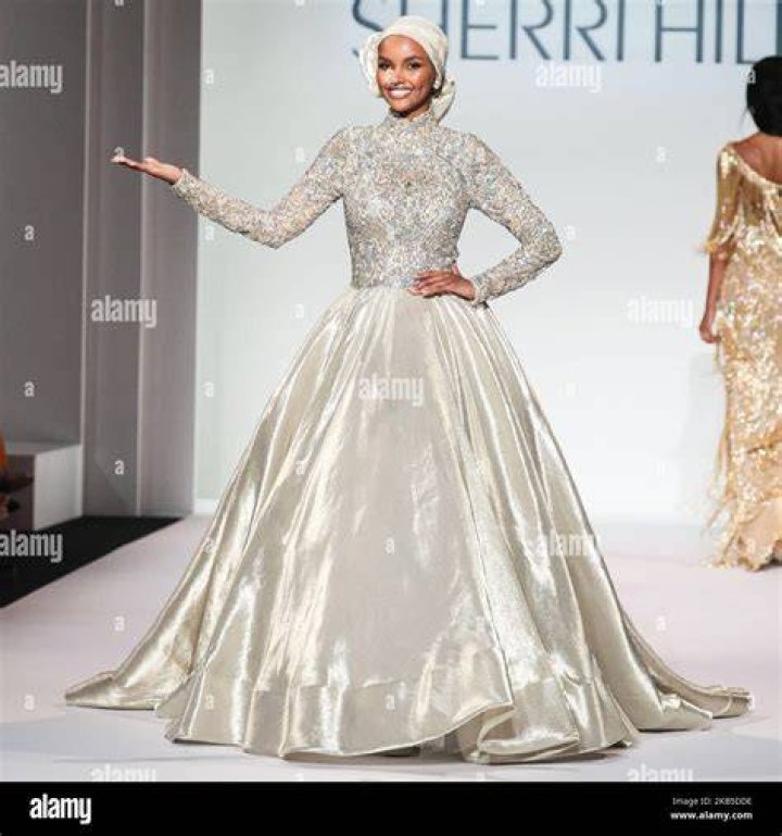 Halima Aden On Sherri Hill Runway