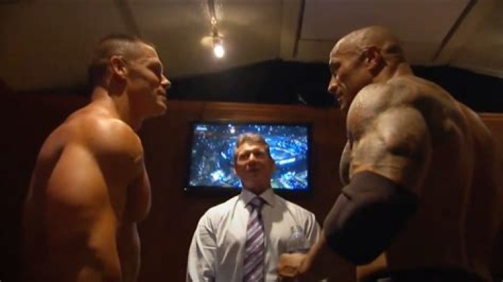John Cena backstage at the 2024 Oscars