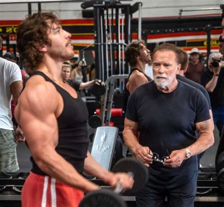 Joseph Baena & Arnold Schwarzenegger 