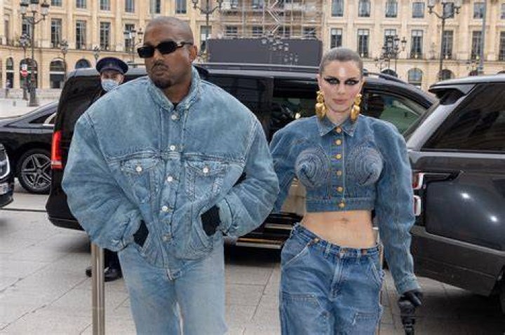 Kanye West and Julia Fox Schiaparelli show, Arrivals, Spring Summer 2022, Haute Couture Fashion Week, Paris, France - 24 Jan 2022