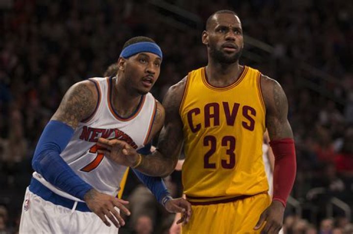 LeBron James & Carmelo Anthony in 2003
