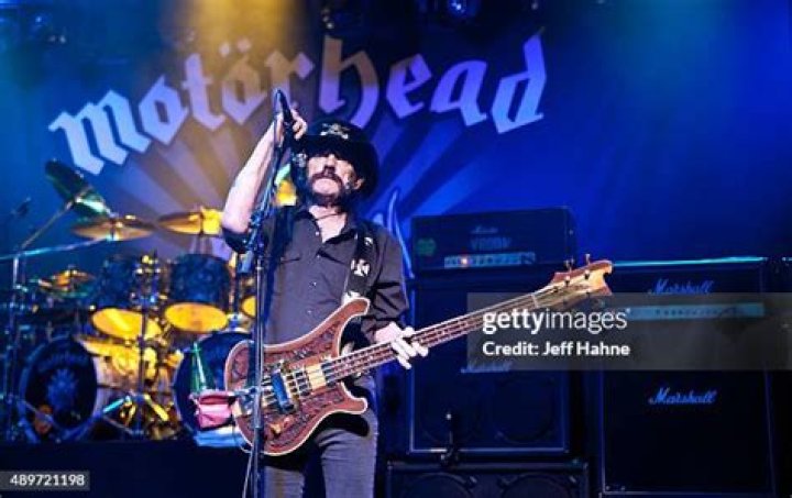 Lemmy During A 2015 Concert