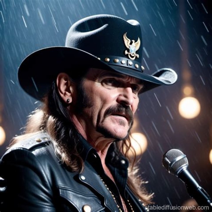 Lemmy, Probably Singing &lsquo;Killed By Death&rsquo;