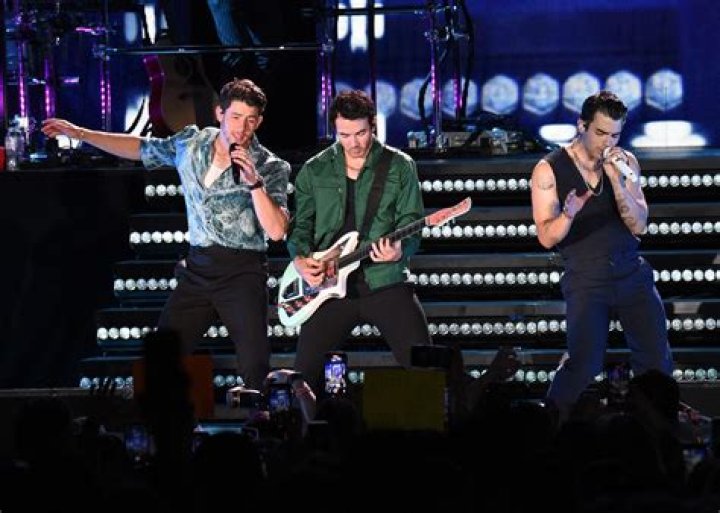 Nick, Kevin and Joe Jonas perform during the opening show of the Jonas Brothers' Happiness Begins Tour presented by American Airlines and Mastercard American Airlines and Mastercard Presents the Opening Show of the Jonas Brothers 'Happiness Begins' Tour, Miami, USA - 07 Aug 2019