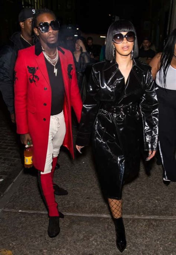 Offset, Cardi BHelmut Lang seen by Shayne Oliver show, Front Row, Spring Summer 2018, New York Fashion Week, USA - 11 Sep 2017