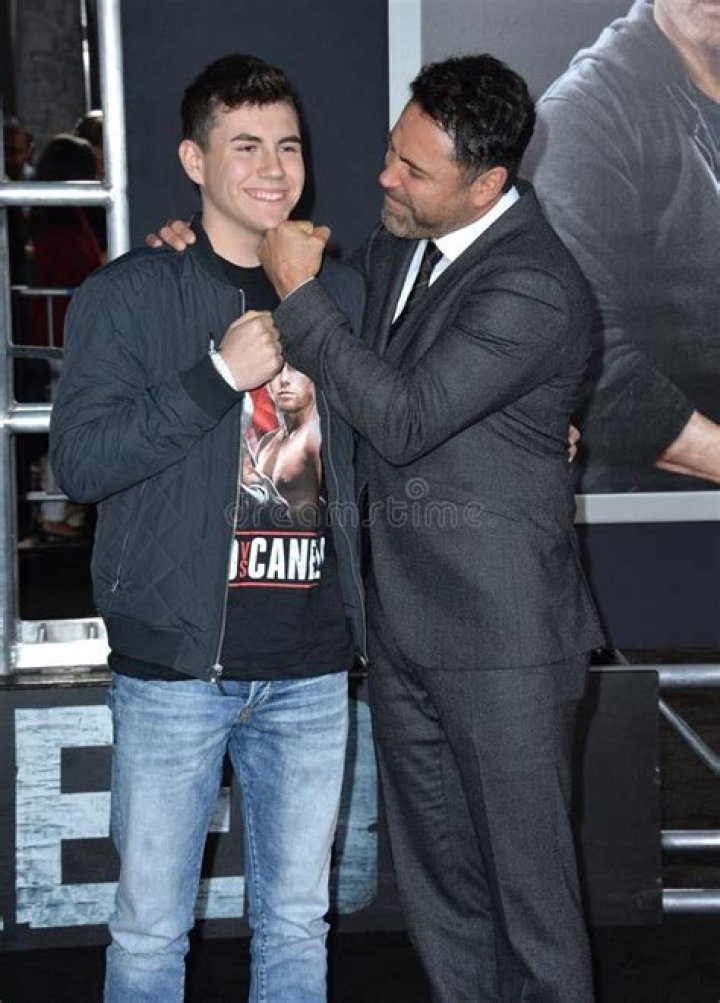 Oscar De La Hoya & Holly Sonders