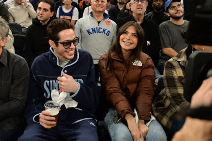 Pete Davidson and Emily Ratajkowski