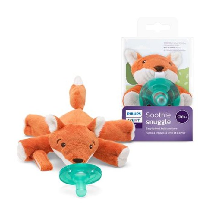 Philips Avent Soothie Snuggle Pacifier, 0m+, Giraffe