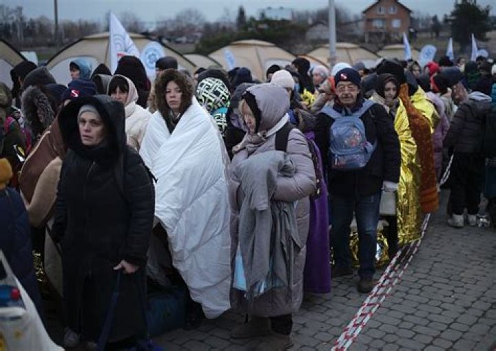 Refugees Wait In Poland