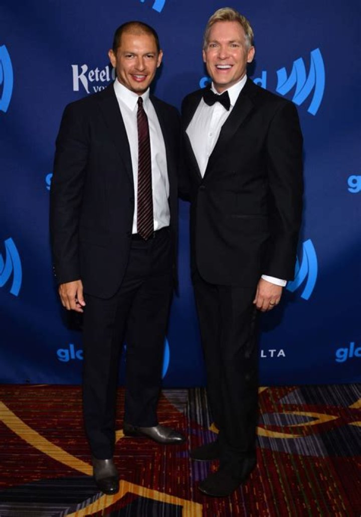 Rubem Robierb and Sam Champion. Sam Champion and Rubem Robierb Art Exhibition, Fort Lauderdale, USA - 01 Feb 2019