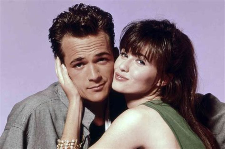 Shannen Doherty and Luke Perry
