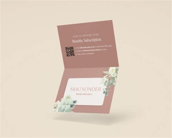 Silk + Sonder Monthly Subscription, $19.95, silkandsonder.com