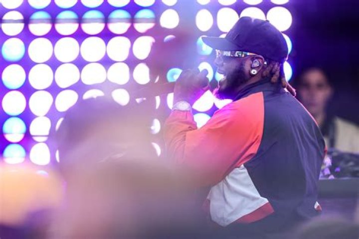 T-Pain performs during half-time during an NFL football game between the Los Angeles Rams and the New Orleans Saints, in Los Angeles Saints Rams Football, Los Angeles, USA - 15 Sep 2019