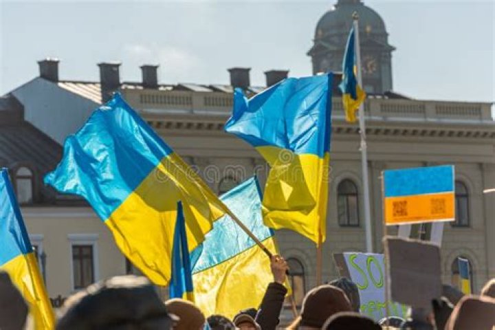 Ukraine Protest In Sweden.